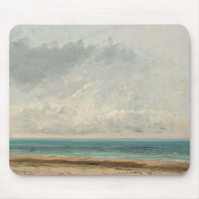 Calm Sea – Gustave Courbet Mouse Pad (Front)