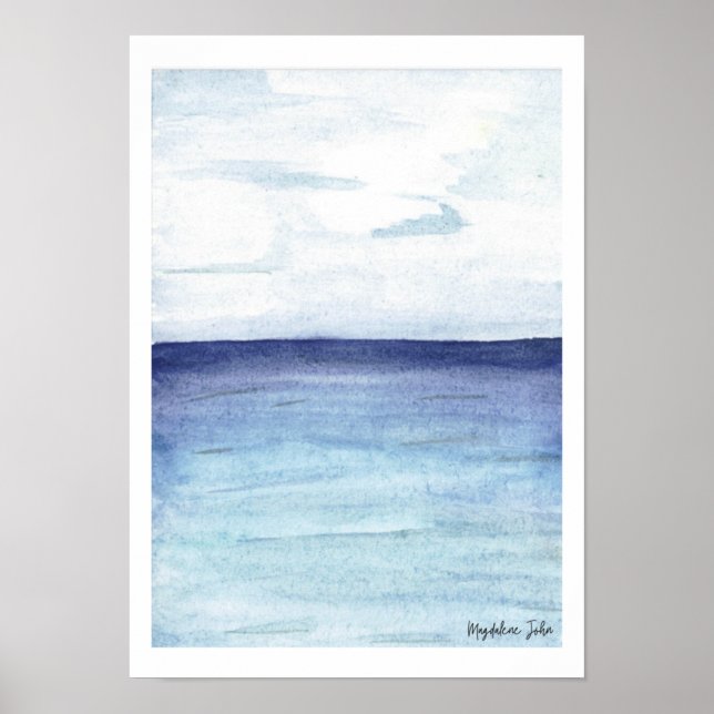 Calm Sea Poster (Front)