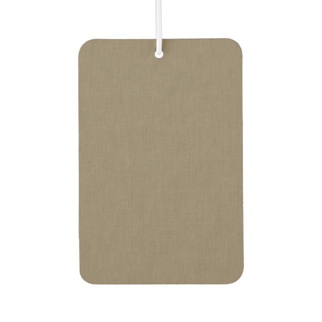 Calm & simple brown textured background  car air freshener (Front)