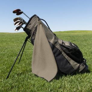 Calm & simple brown textured background golf towel