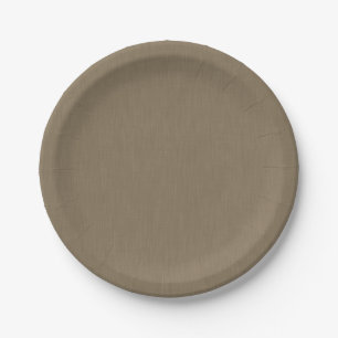 Calm & simple brown textured background  paper plate