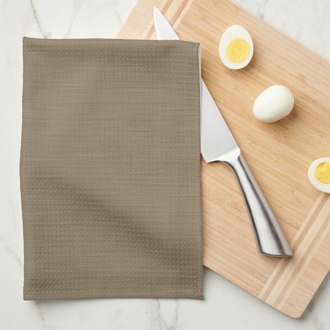 Calm & simple brown textured background  tea towel (Quarter Fold)