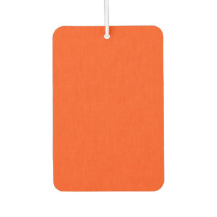 Calm & simple orange textured background car air freshener
