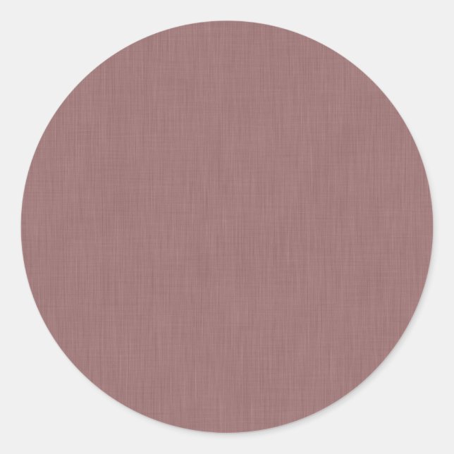 Calm & simple pink  textured background  classic round sticker (Front)