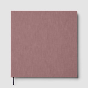 Calm & simple pink textured background guest book