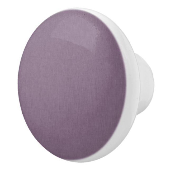 Calm & simple Purple textured background  Ceramic Knob (Right)