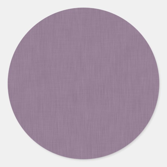 Calm & simple Purple textured background  Classic Round Sticker (Front)
