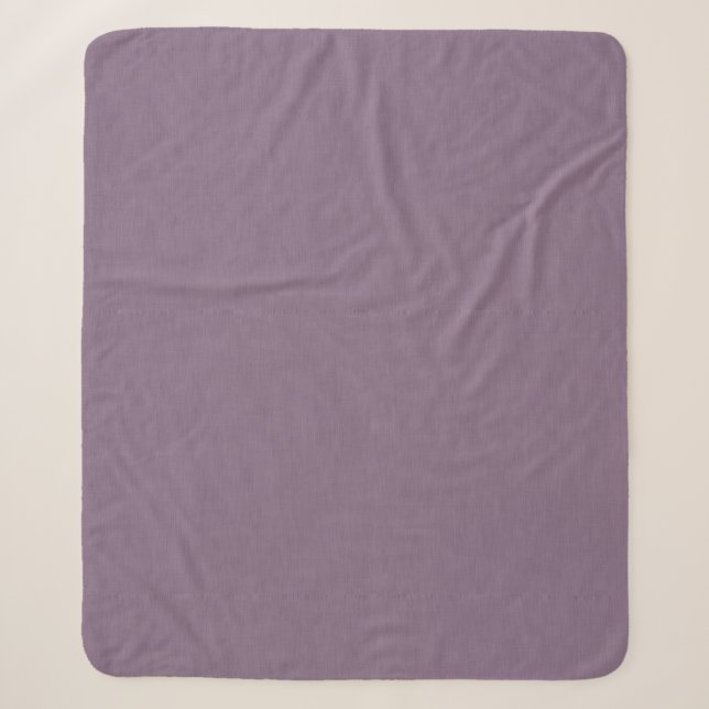 Calm & simple Purple textured background  Sherpa Blanket (Front)