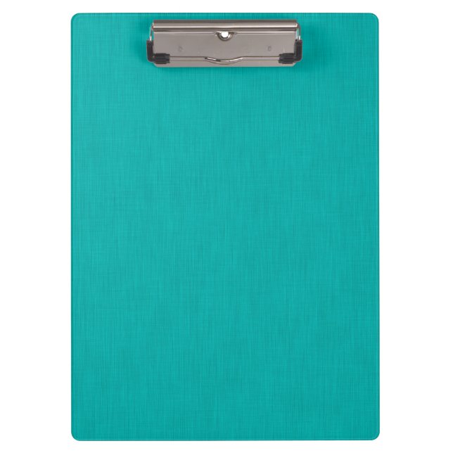 Calm & simple  Turquoise textured background  Clipboard (Front)
