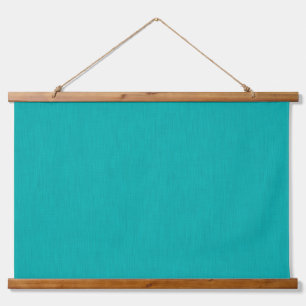 Calm & simple Turquoise textured background Hanging Tapestry