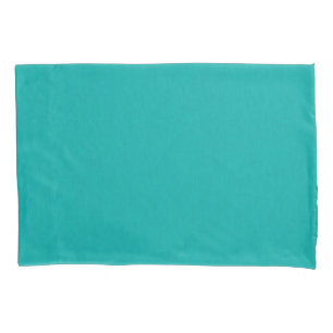 Calm & simple Turquoise textured background Pillowcase
