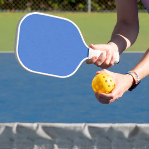 Calm & simple visual blue textured background pickleball paddle
