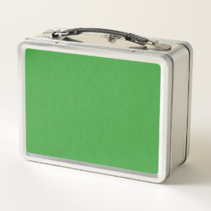 Calm & simple visual green textured background metal lunch box