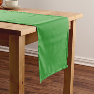Calm & simple visual green textured background short table runner