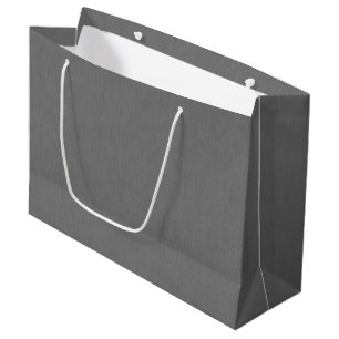 Calm & simple visual grey textured background  large gift bag