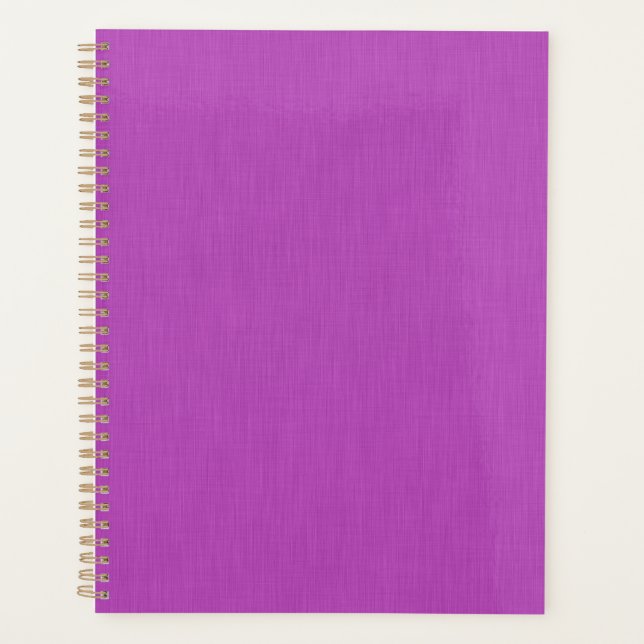 Calm & simple visual lavender textured background  planner (Front)