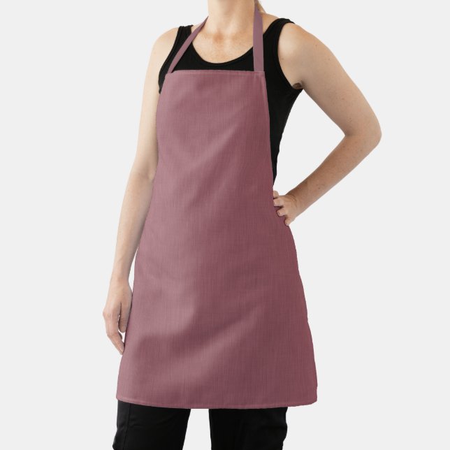 Calm & simple visual mauve textured background  apron (Insitu)