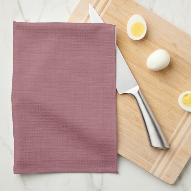 Calm & simple visual mauve textured background  tea towel (Quarter Fold)