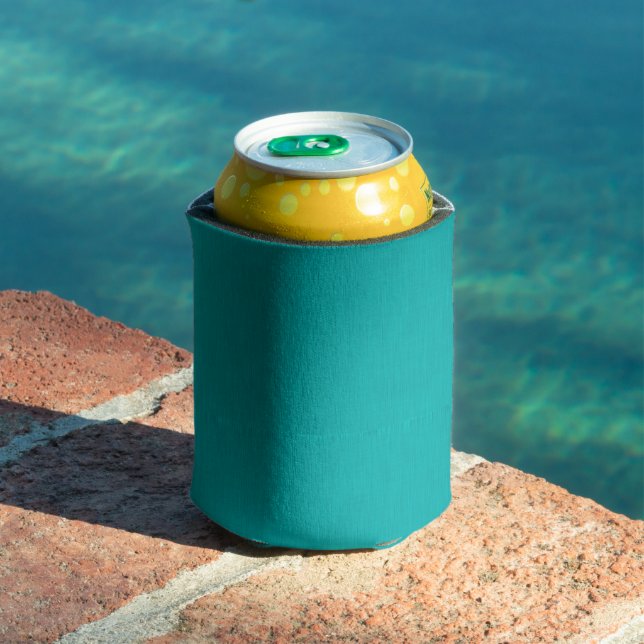 Calm & simple visual teal textured background  can cooler (In Situ Pool)