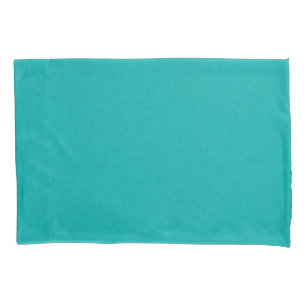 Calm & simple visual teal textured background pillowcase