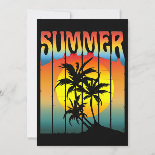 CALM SUMMER SUNSET INVITATION