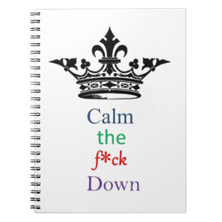 Calm the F*ck Down Spiral Notebook