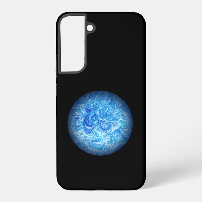 Calm Tide Art Phone Case Samsung Galaxy S22 Plus (Back)