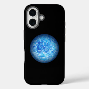 Calm Tide Fluid Art Phone Case iPhone 16