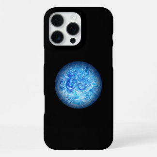 Calm Tide Fluid Art Phone Case iPhone 16 Pro Max