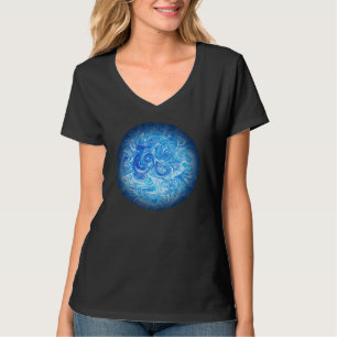 Calm Tide Fluid Art T-Shirt