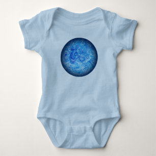 Calm Tide Ocean World Kids & Baby Art Bodysuit