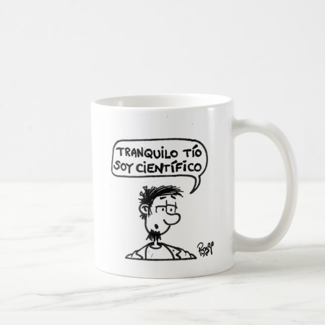 Calm uncle, I am scientist Coffee Mug (Right)