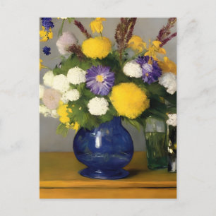 Calm Watercolour Botanical Art Postcard