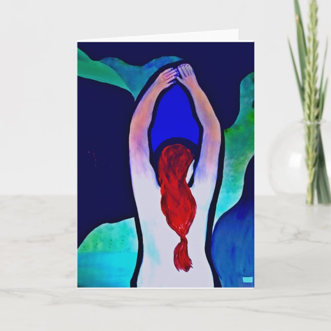 'Calm Waters' Card (Front)