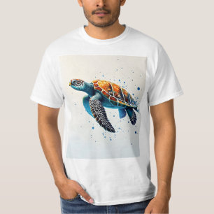 Calm Waters: Celebrate Sea Turtles with ocean T-Shirt