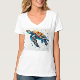 Calm Waters: Celebrate Sea Turtles with ocean T-Shirt