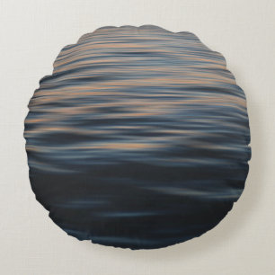 Calm waters round cushion