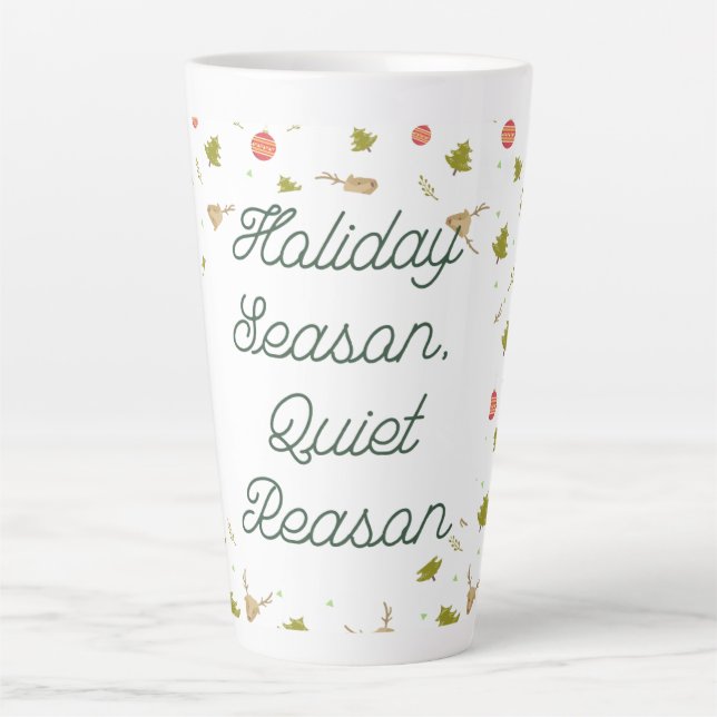 Calm Winter Mug – Cozy Minimal Design (Front)