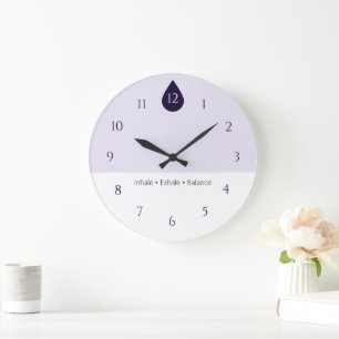 Calm Yoga Wall Clock