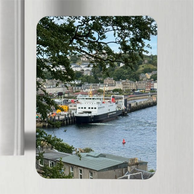 Calmac Ferry at Rothesay, Isle of Bute, Scotland Magnet (Creator Uploaded)