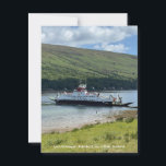 Calmac Ferry at Rubodach, Isle of Bute, Scotland Postcard<br><div class="desc">Calmac Ferry Loch Dunvegan,  at the crossing between Colintraive,  on the mainland,  and Rubodach,  on the Isle of Bute,  in Scotland. Scottish ferry service from Caledonian MacBrayne.</div>