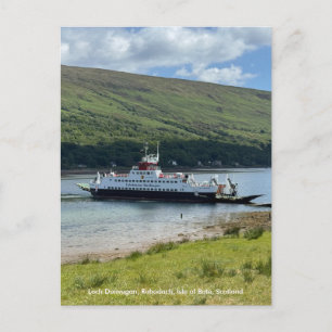 Calmac Ferry at Rubodach, Isle of Bute, Scotland Postcard