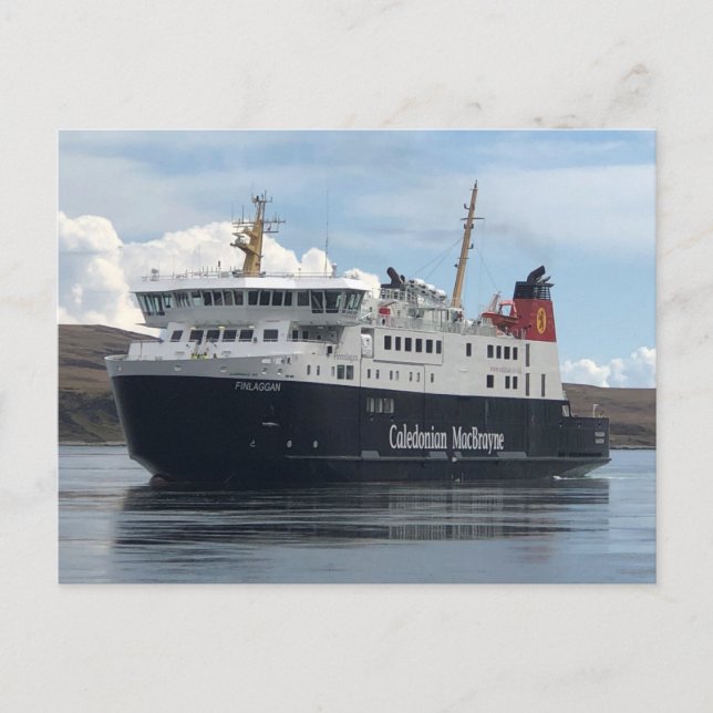 Calmac Ferry Sailing to Islay in Scotland Postcard (Front)