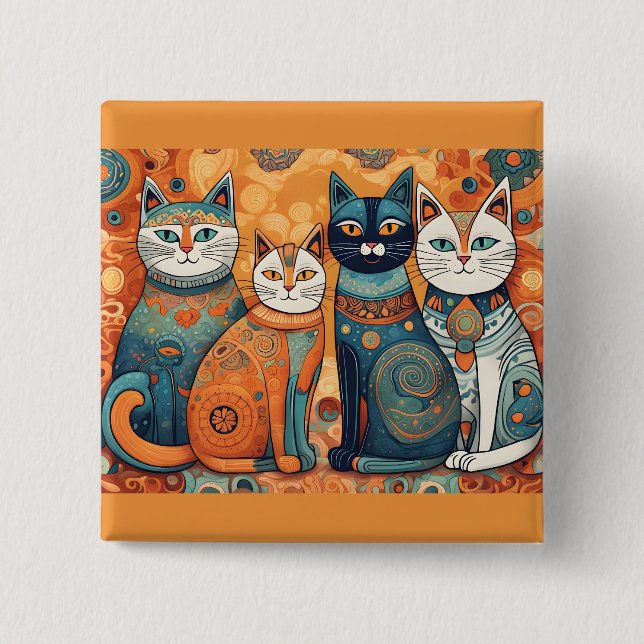 calming cats button (Front)
