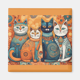 calming cats magnet