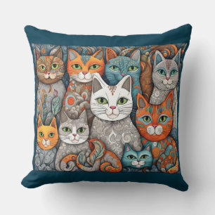 Calming cats pillow