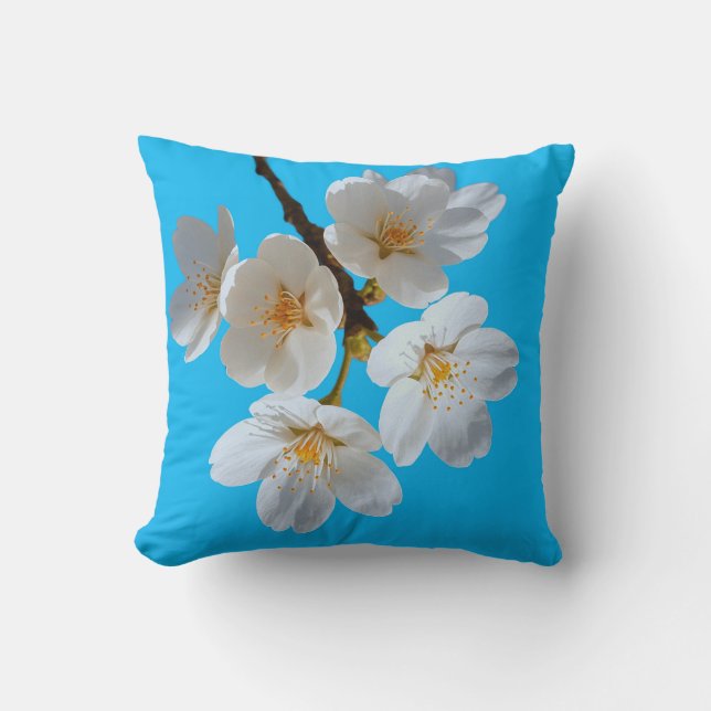 Calming Cherry Blossom Cushion (Front)