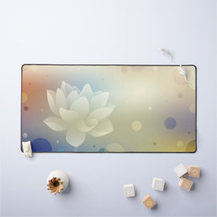 Calming & Functional Lotus Desk Mat 