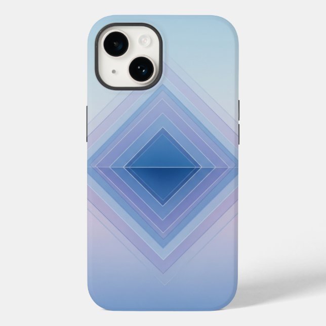 Calming Gradient Diamond - Geometric Abstract Art Case-Mate iPhone Case (Back)