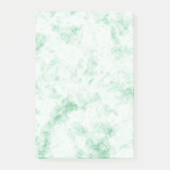 Calming Green Marble Post-It Notes (Front)